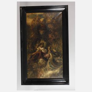 Heinrich Faust, attr., Junge Mutter im Waldinneren