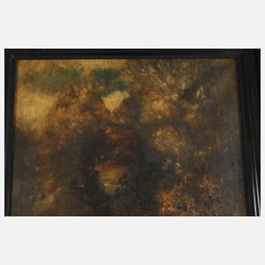 Heinrich Faust, attr., Junge Mutter im Waldinneren