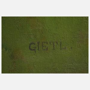 Josua von Gietl, Strickendes Bauernmädchen