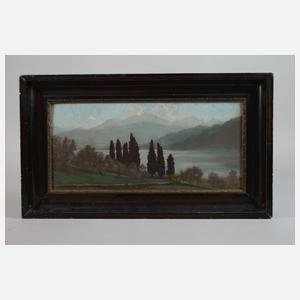 Prof. George von Hoesslin, Landschaft am Comer See