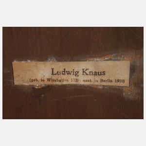 Ludwig Knaus, attr., Herrenportrait