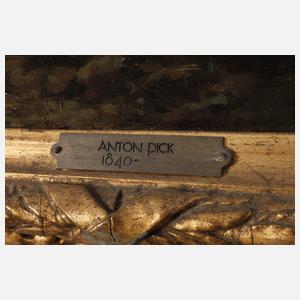 Anton Pick, attr., Boote auf dem Fluss