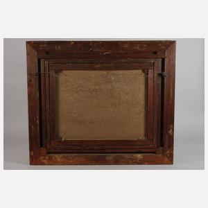 J. Renard, Waldweg mit Bäuerin