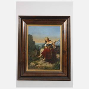 Franz Richter, attr., Mandolinenspielerin