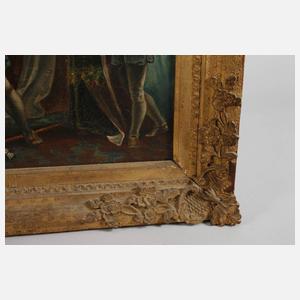 Paar Gemälde, Szenen aus Shakespeares "Henry VIII."