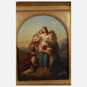 Jephtas Tochter mit ihren Freundinnen