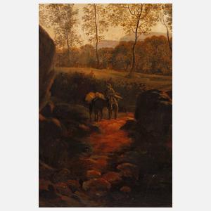 Spätromantische Flusslandschaft