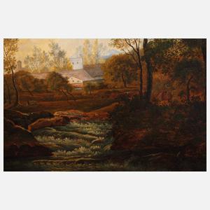 Spätromantische Flusslandschaft