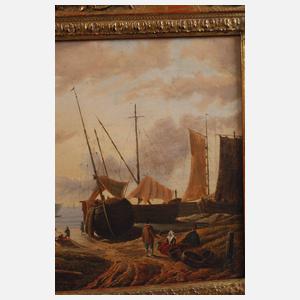 Holländische Hafenszene