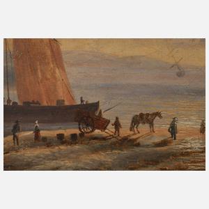 Holländische Hafenszene