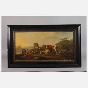 Arkadische Landschaft mit Hirten