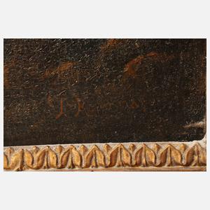 Wanderer in Landschaft