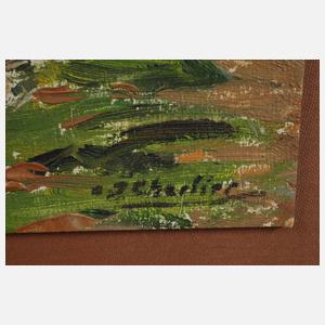 J. Charlier, Dampfer am Flussufer