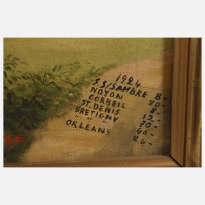 G. Close, Portrait einer Brieftaube