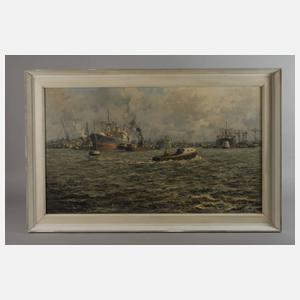 Marinus De Jongere, Industriehafenansicht