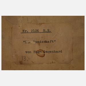 Hugo Degenhard, Berglandschaft