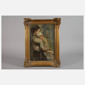 Leif Dråbye, Mutter mit Kind