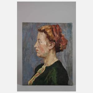 Rudolf Faldix, attr., Damenportrait