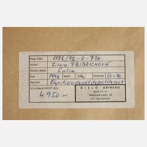 Dr. Silvia Fridrichová, Blumenstillleben