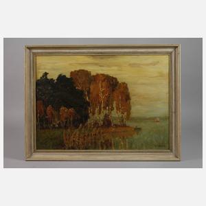 Fritz Geyer, "Herbststimmung an der Havel"