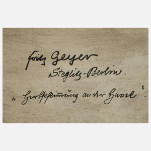 Fritz Geyer, "Herbststimmung an der Havel"