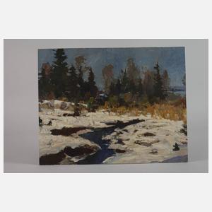 Adolf Hasenkamp, Winterlandlandschaft