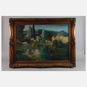 Franz Ferry Hauber, "Neckarlandschaft"