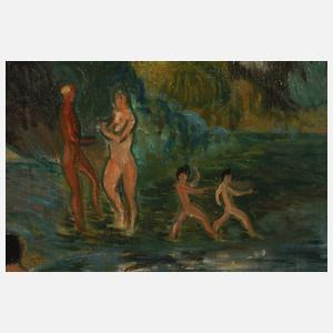 Franz Ferry Hauber, "Neckarlandschaft"