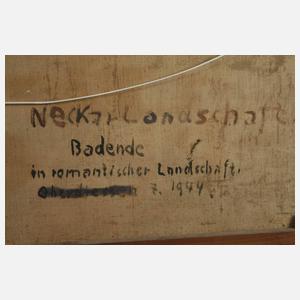 Franz Ferry Hauber, "Neckarlandschaft"