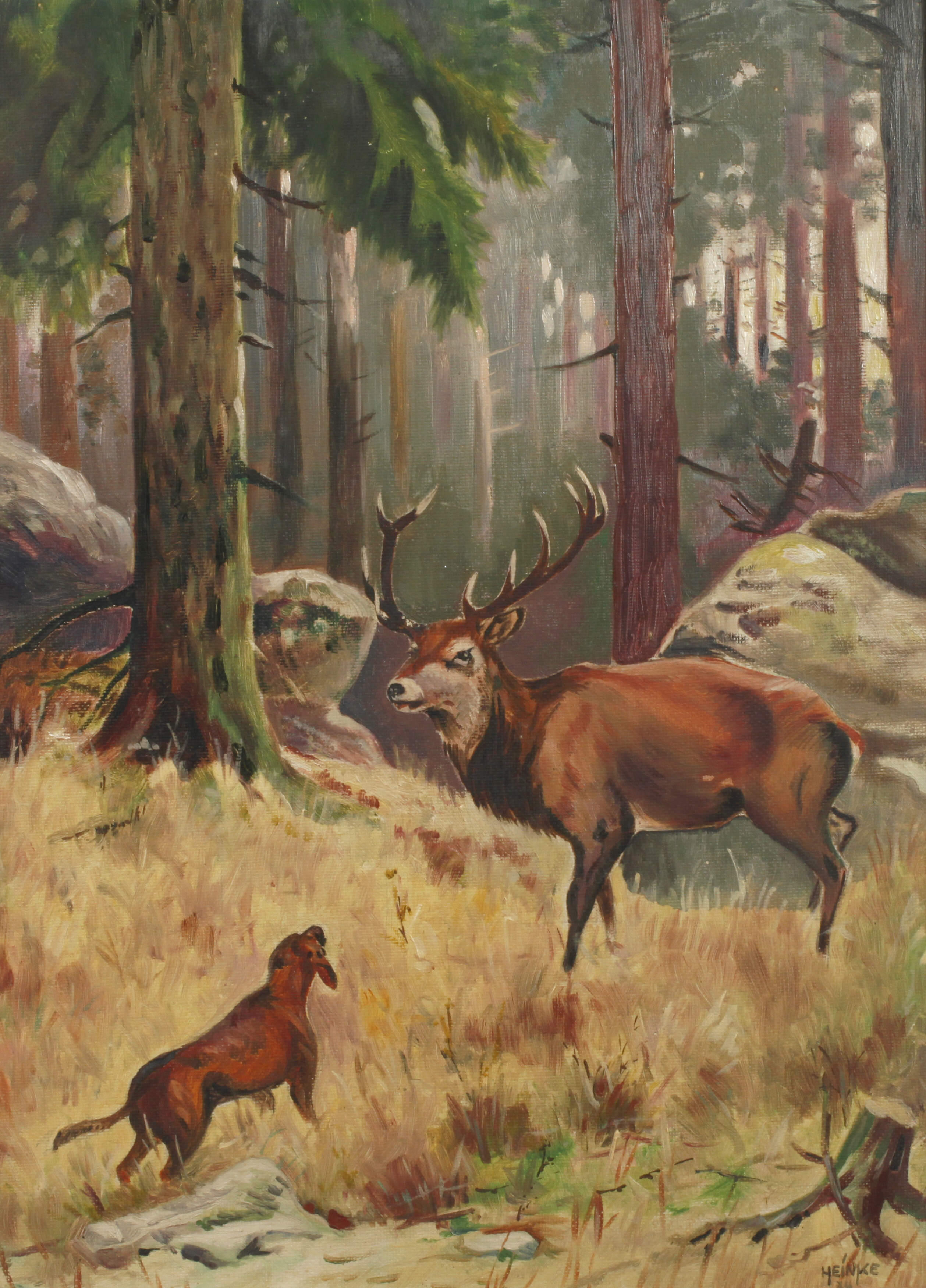 Heinke, Begegnung im Wald