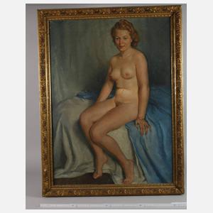 Wilhelm Hempfing, "Sitzende Blondine"