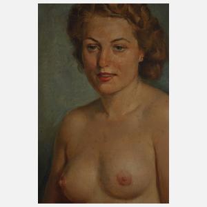 Wilhelm Hempfing, "Sitzende Blondine"