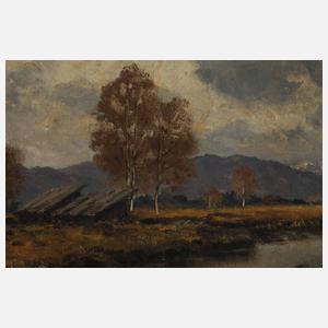 Adolf Kapfhamer, Blick auf das Wettersteingebirge