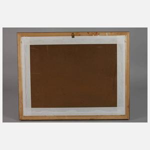 H. Koch, Dorfstraße mit Kastanien