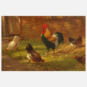 Marinus Adrianus Koekkoek der Jüngere, Hühnerhof