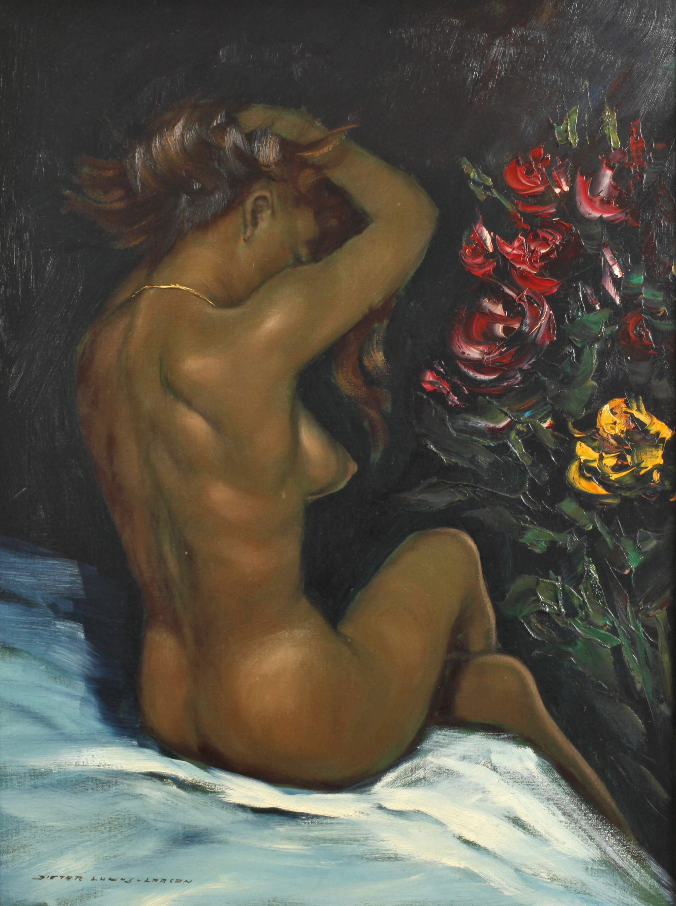 Dieter Lukas-Larsen, Sitzender Rückenakt