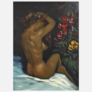 Dieter Lukas-Larsen, Sitzender Rückenakt