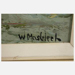 Wilhelm Mosblech der Jüngere, Ankernde Segelboote