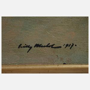 Willy Mulot, Kirche im Winter