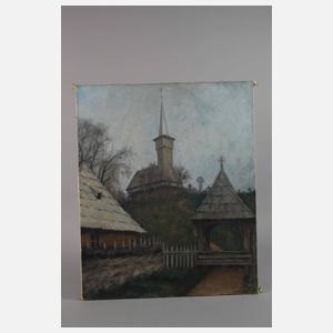 Grigore Negosanu, Holzkirche in der Maramures (Rumänien)