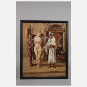 Nussbaumer, Sklavenhändler mit weißer Sklavin