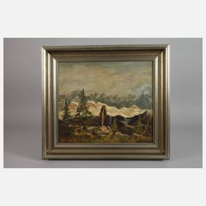 Otto Pippel, Marterl im Gebirge