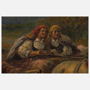 Gustav Prucha, Sommerliche Kutschfahrt