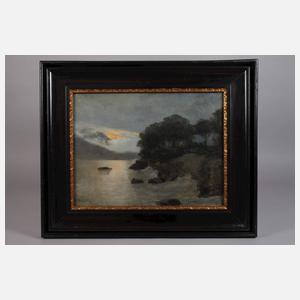 Rudolf Quittry, Seestück im Abendlicht