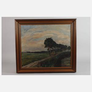 Otto Scheinhammer, Sommerliche Deichlandschaft