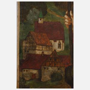 Prof. Matthäus Schiestl, attr., Edelmann auf Wanderschaft