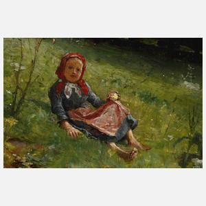 Theodor Schmidt, attr., Kindliches Sommerglück