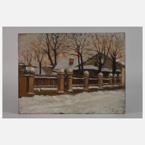 Heinrich Schröder, attr., Winter in Ginzing