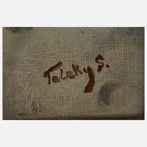 S. Teleky, Wandersmann im Schnee