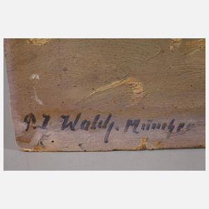 Paul Johann Walch, Winter am Bach